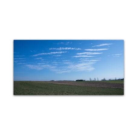 Kurt Shaffer 'Fields At Rest For Winter' Canvas Art,12x24